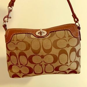 Coach small pouch wristlet
